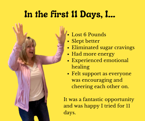 11 Day Jumpstart that promotes emotional Healing