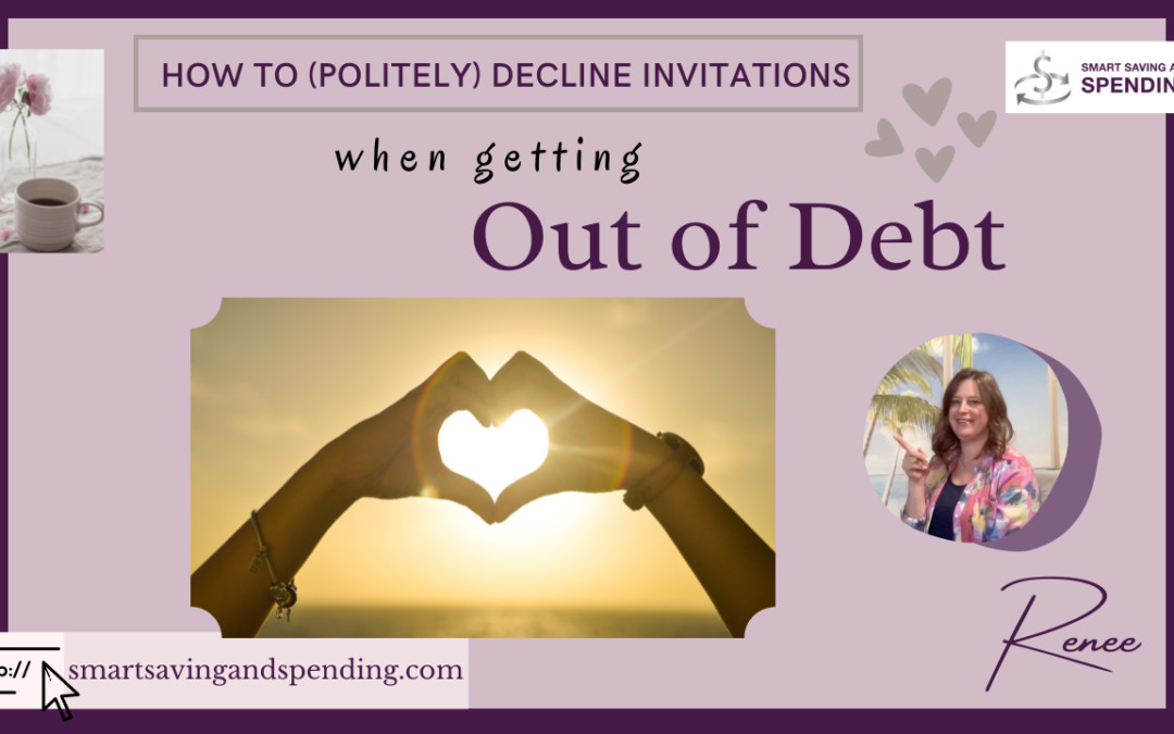 How to (politely) decline invitations when saving money