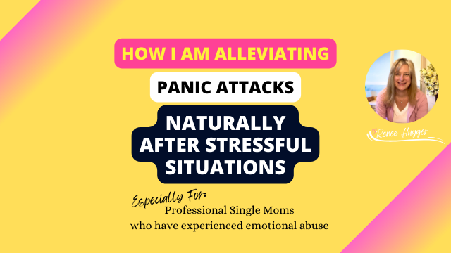 How I am alleviating panic attacks naturally after stressful situations.
